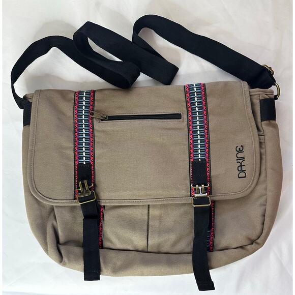 Dakine Handbags - Dakine Tan Laptop Bag with Black Straps